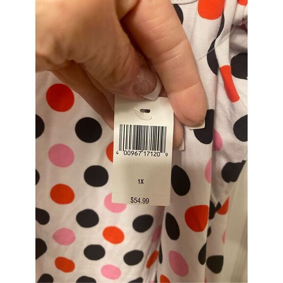 Disney Minnie Mouse Women’s Polka Dot Pajama Set Sets Size 1X - Picture 13 of 13